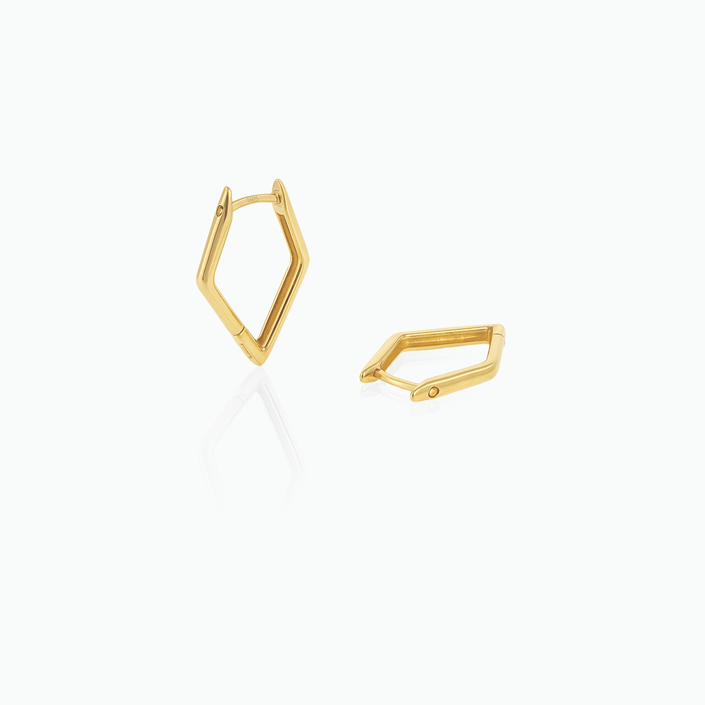 925 Sterling Silver Huggie Hoop Earrings – Lightweight Minimalist Gift for Her- S026