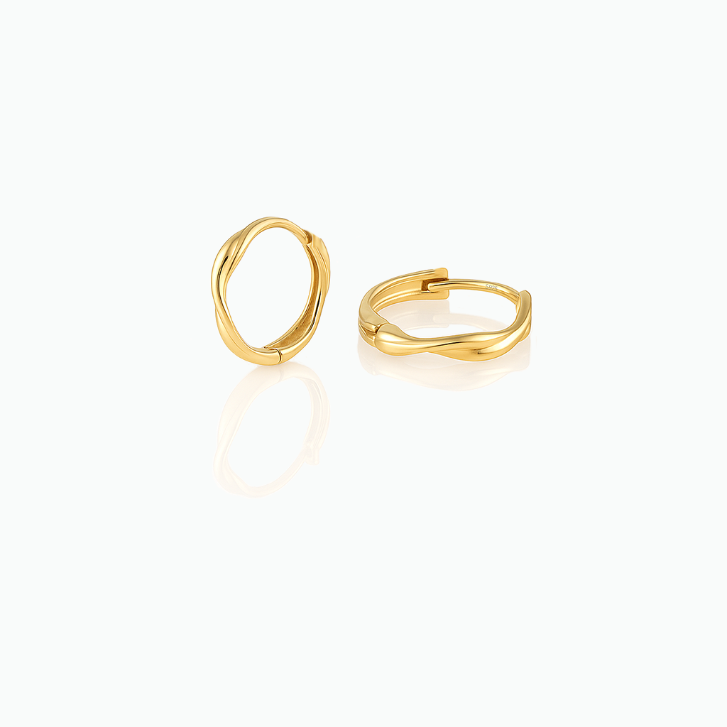 Minimalist Thin Hoop Earrings – Everyday Stackable Gift for Her- S053