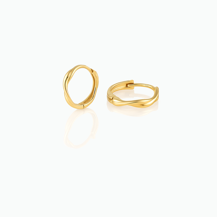 Minimalist Thin Hoop Earrings – Everyday Stackable Gift for Her- S053