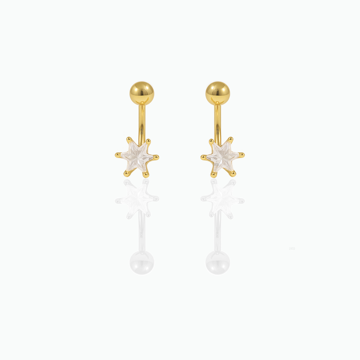 Double-Sided CZ Stud Earrings – Sterling Silver Dainty Studs & Jackets- S074