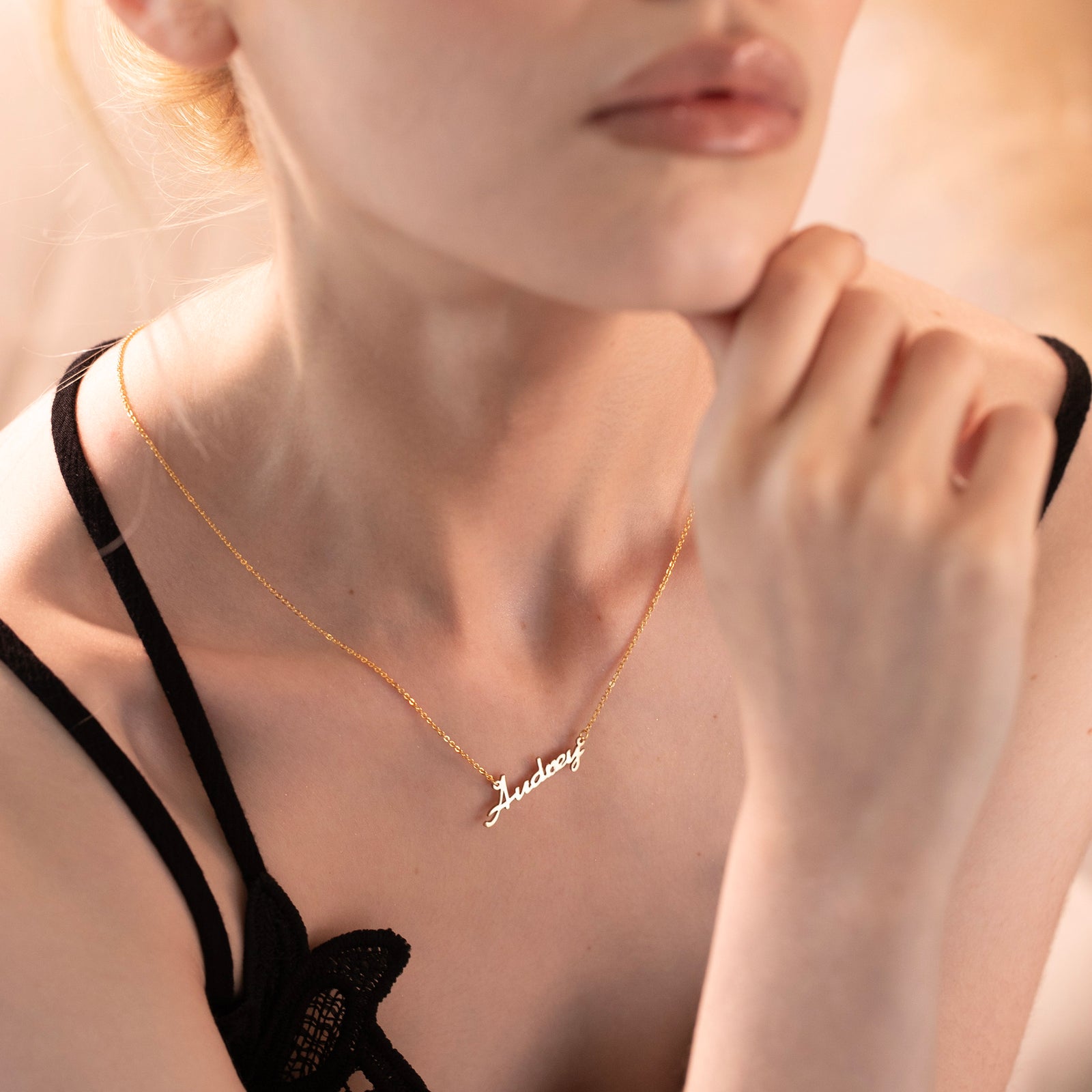 Script Name Necklace .925 Sterling Silver