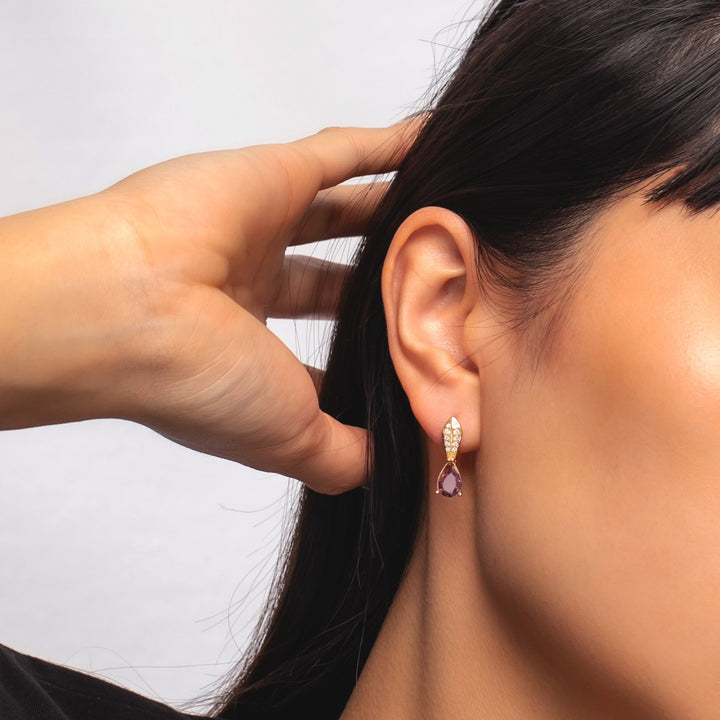 Drop Birthstone Earrings- ER30