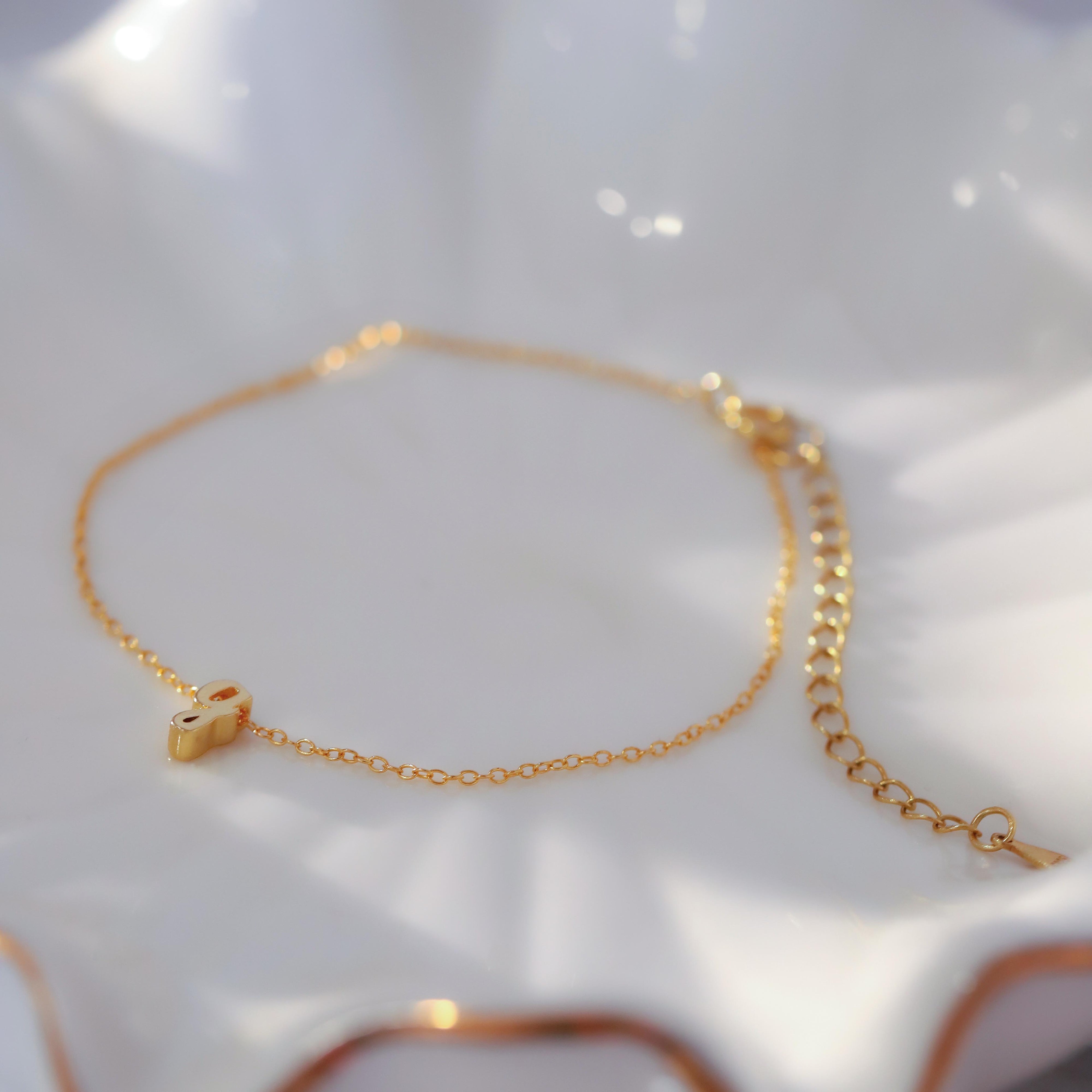 Cursive Initial Bracelet