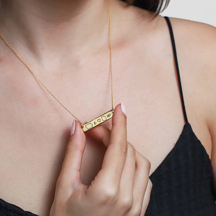Stay Connected (States) Necklace