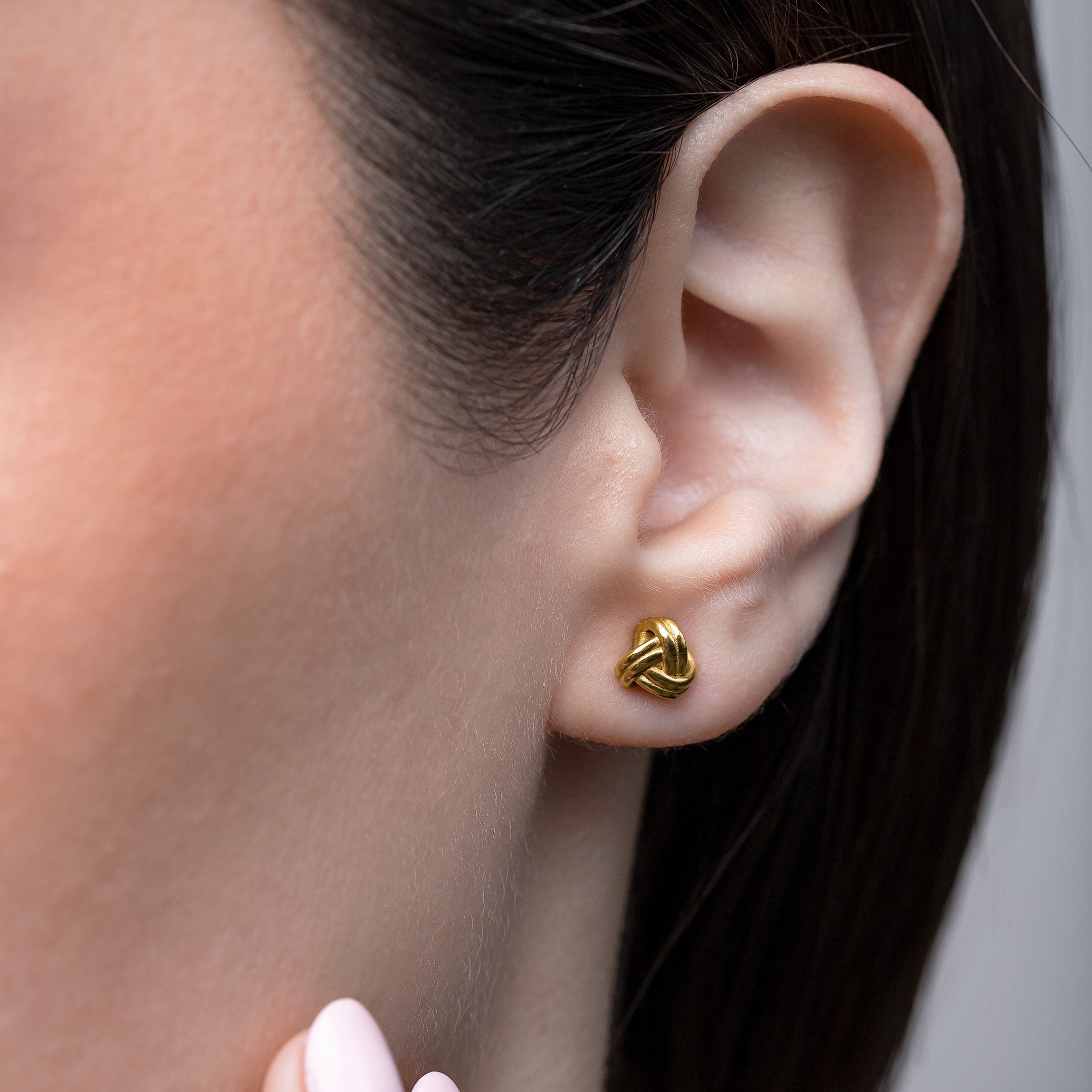 Love Knot Stud Earrings- S135