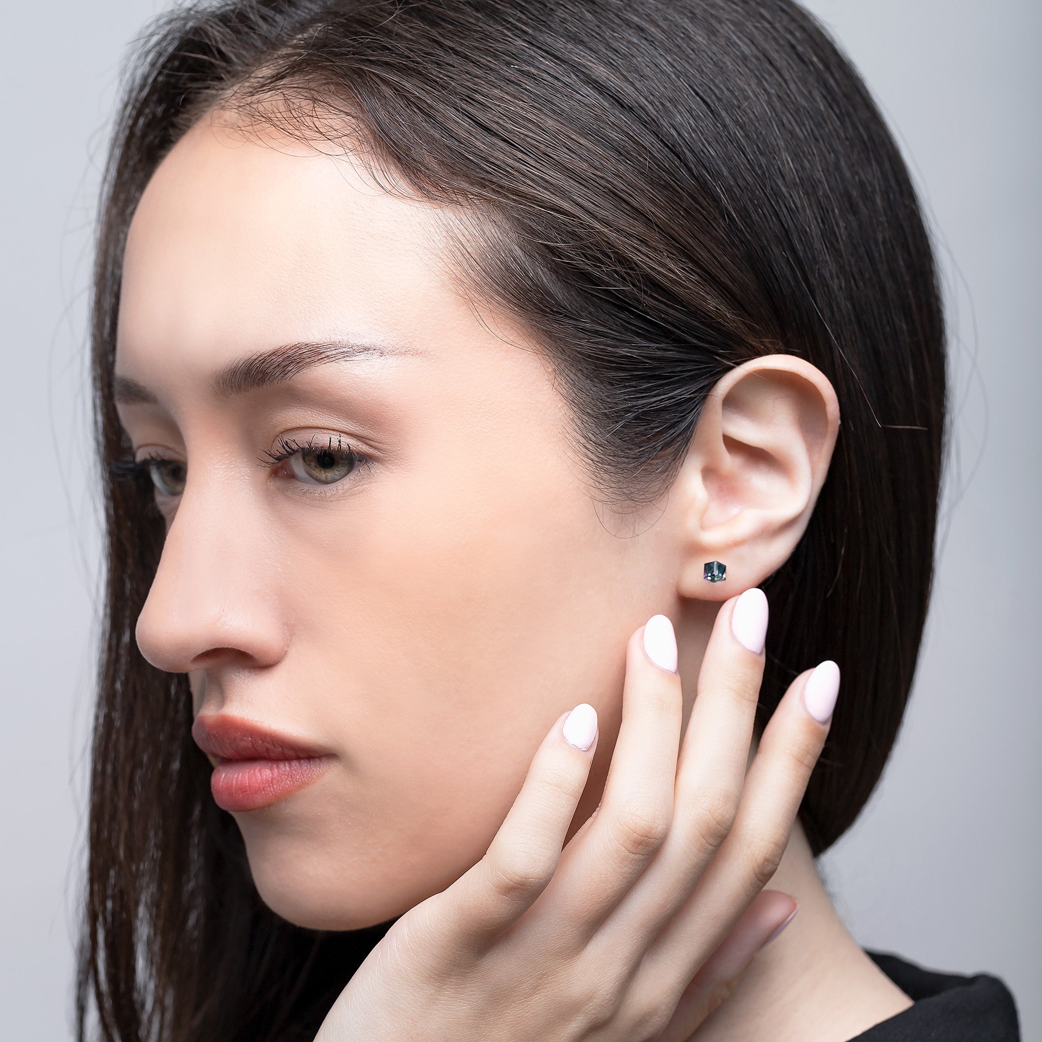 Delicate Opal Stud Earrings- S125
