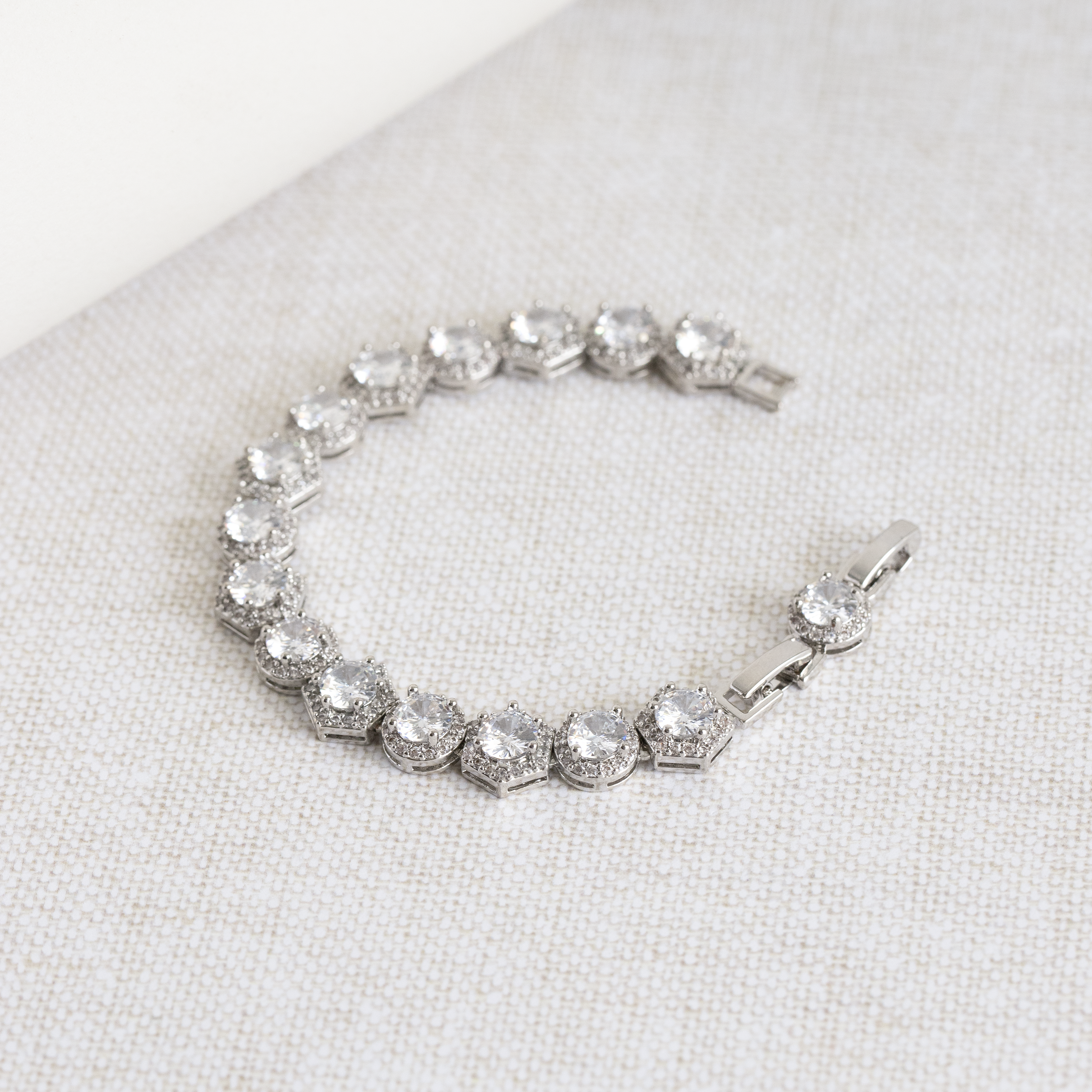 CZ Tennis Bracelet – Elegant Statement Jewelry for Brides & Special Occasions