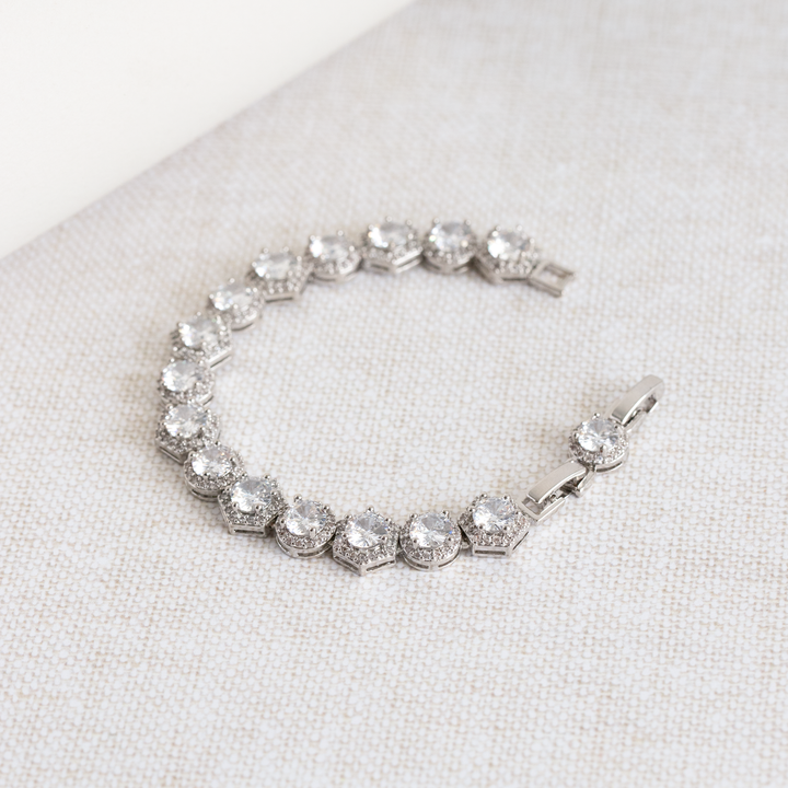 CZ Tennis Bracelet – Elegant Statement Jewelry for Brides & Special Occasions