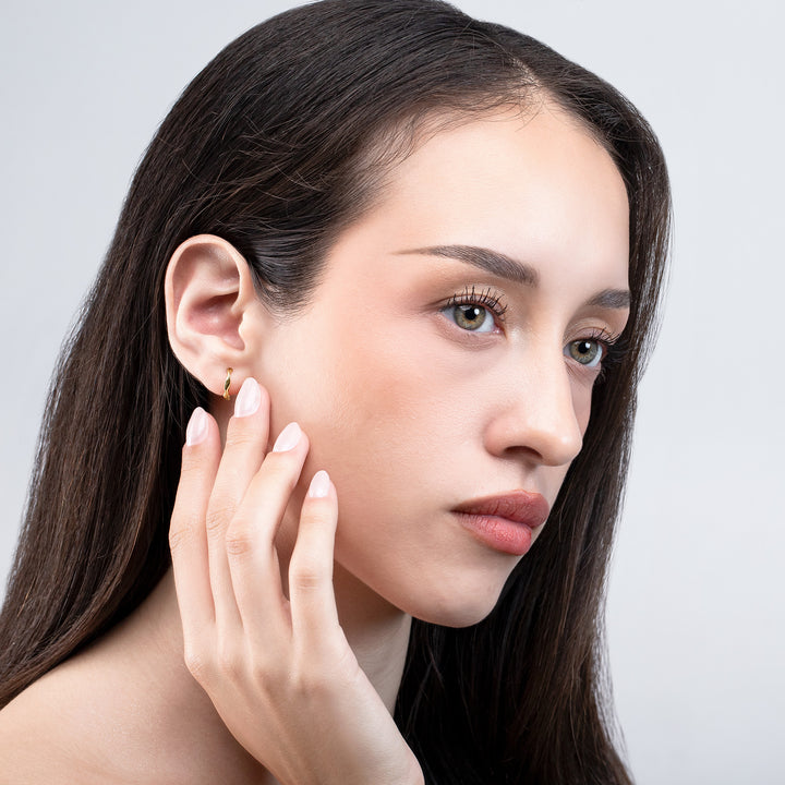 Minimalist Thin Hoop Earrings – Everyday Stackable Gift for Her- S053