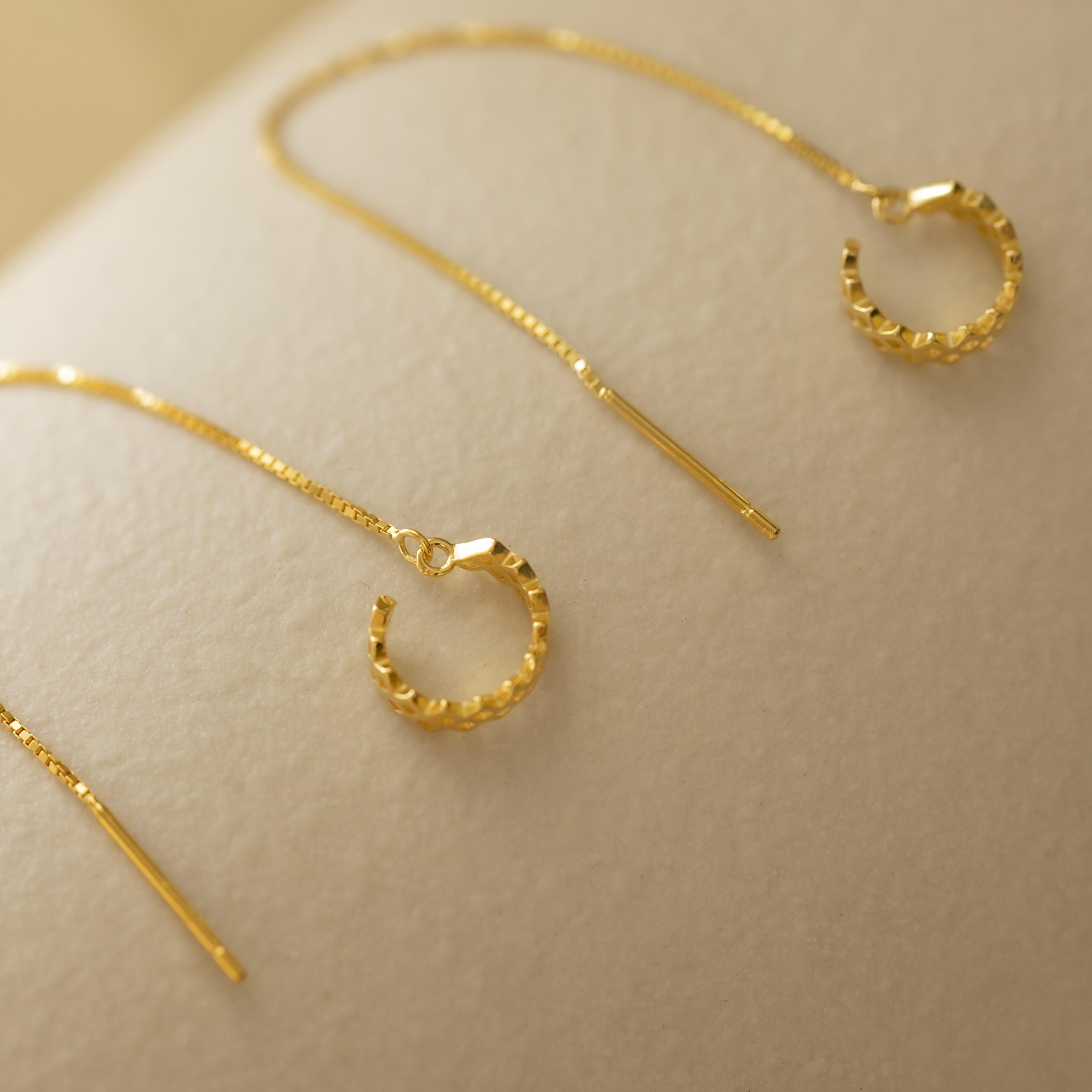 Open Huggie Hoop Earrings – Everyday Gold Hoops