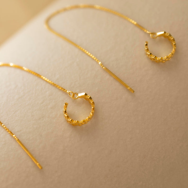 Open Huggie Hoop Earrings – Everyday Gold Hoops