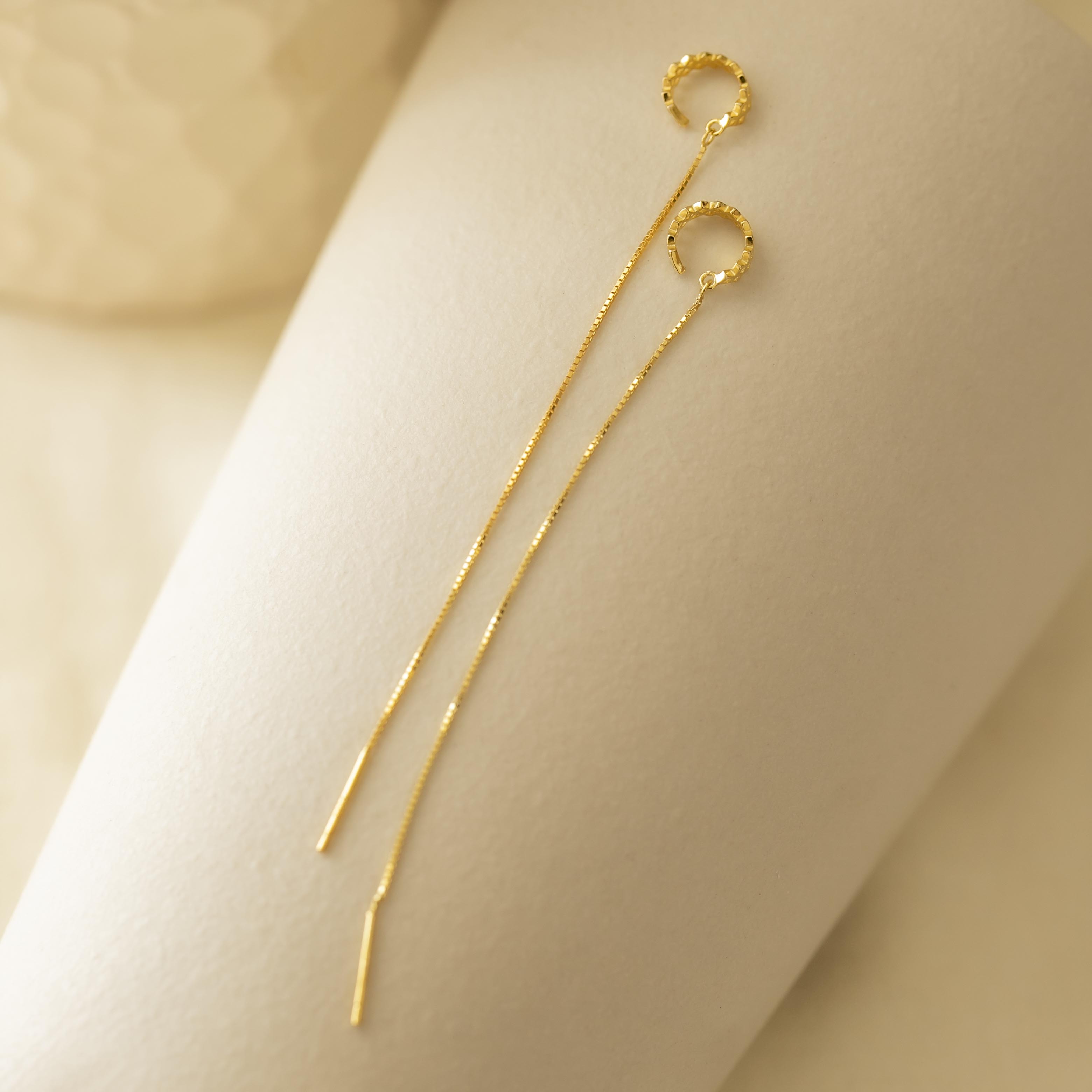 Open Huggie Hoop Earrings – Everyday Gold Hoops