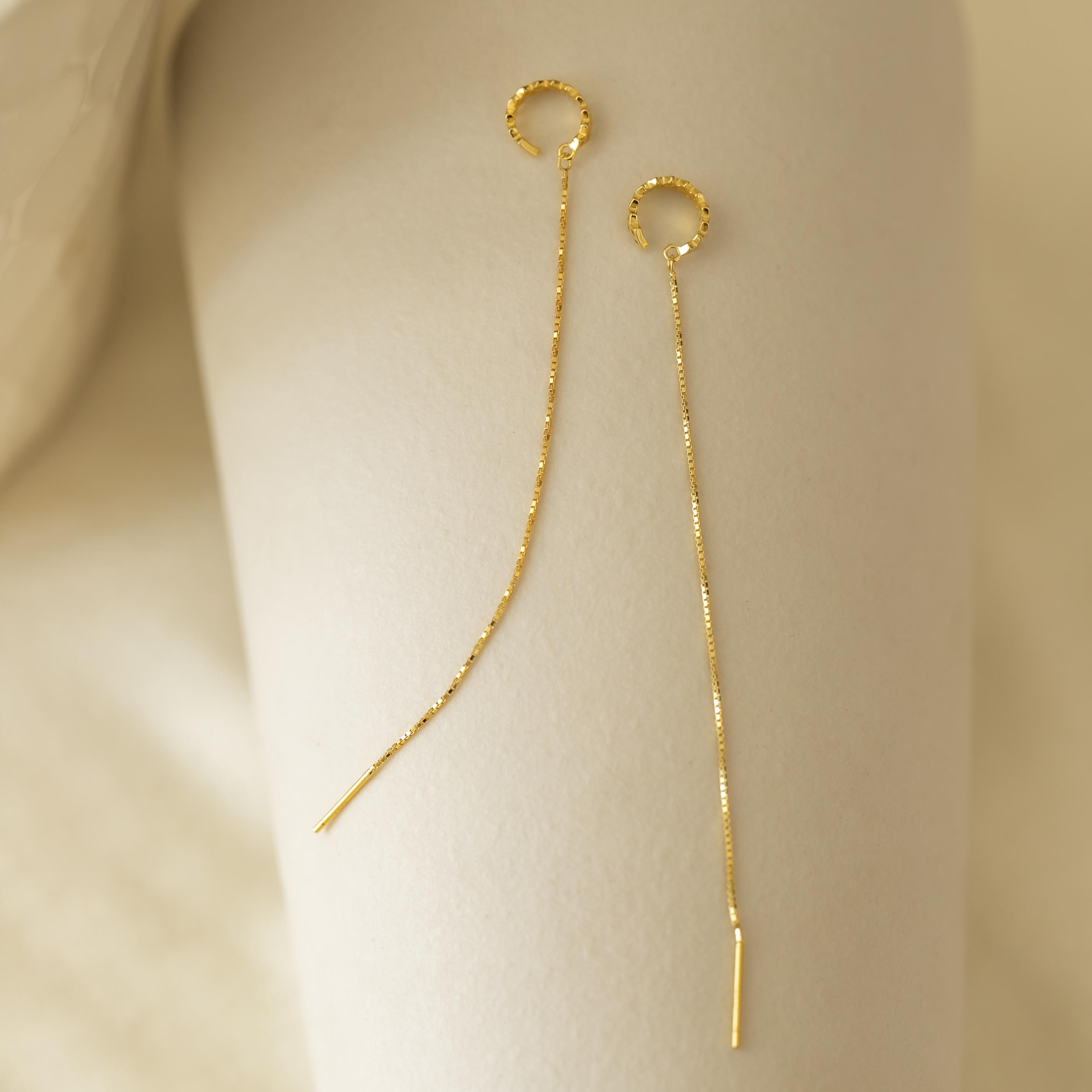 Open Huggie Hoop Earrings – Everyday Gold Hoops