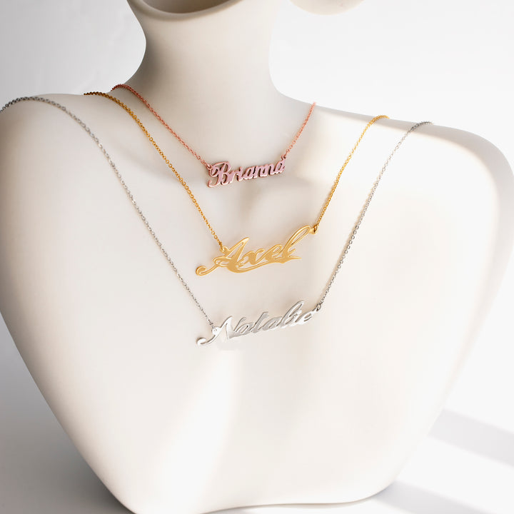 Custom Name Necklace in Cursive – Personalized Gift for Her- NC5
