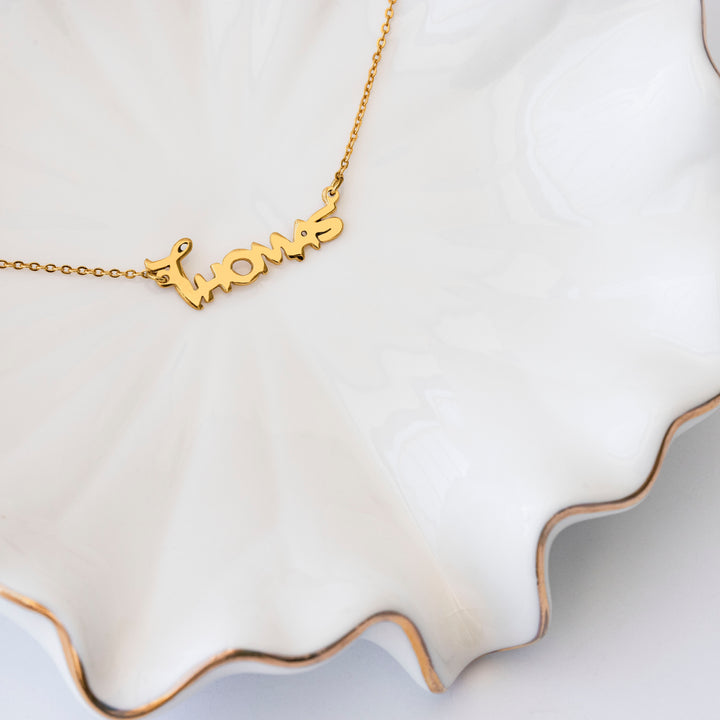 Enchanted Script Custom Name Necklace – Fairytale-Inspired Personalized Pendant-NC9
