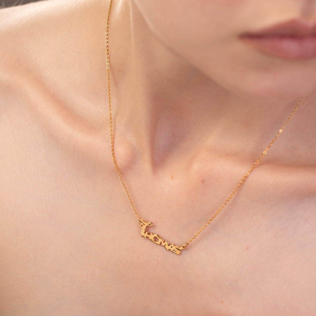 Enchanted Script Name Necklace .925 Sterling Silver