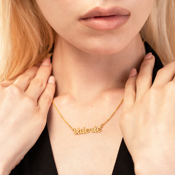 Classic Cursive Name Necklace - Custom Jewelry- NC4
