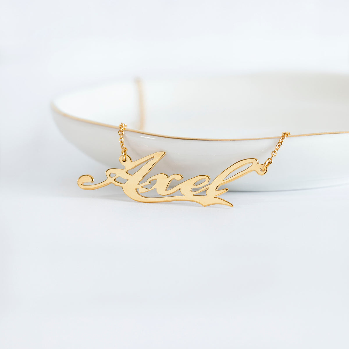 Cursive Name Necklace .925 Sterling Silver