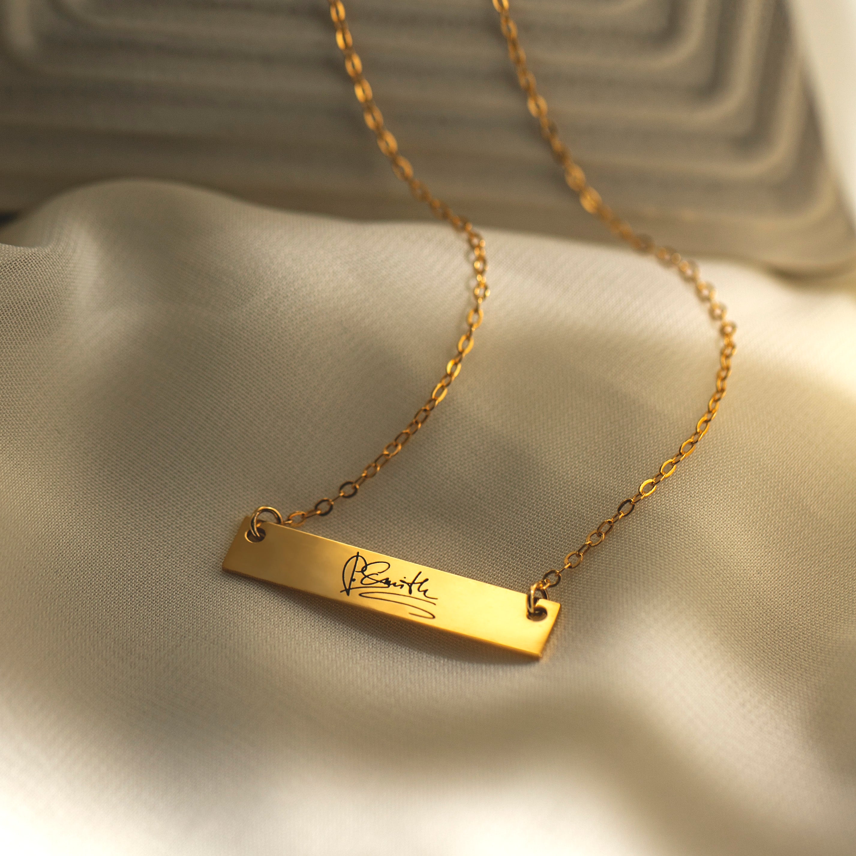 Custom Handwriting Necklace – Memorial Jewelry