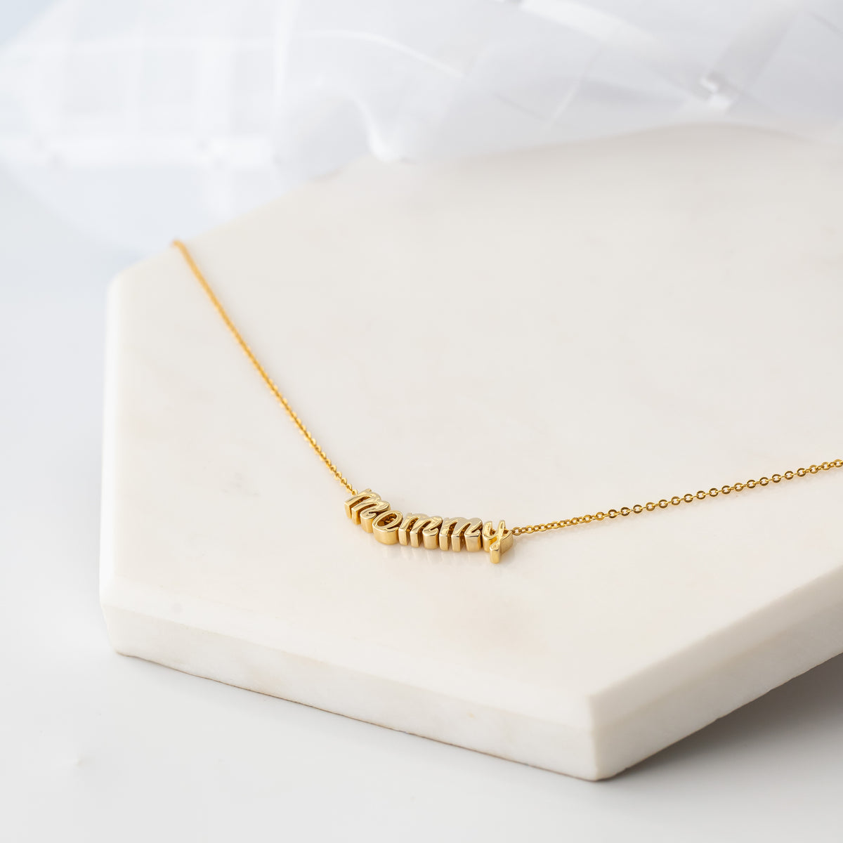 Cursive Initial Necklace .925 Sterling Silver