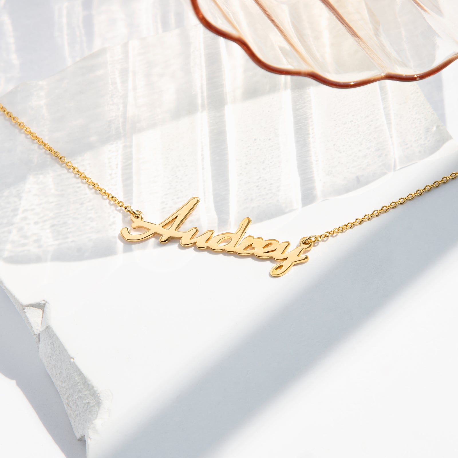 Script Name Necklace .925 Sterling Silver