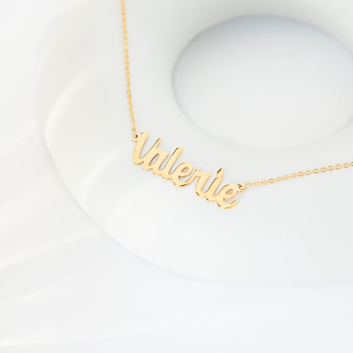 Classic Cursive Name Necklace - Custom Jewelry- NC4