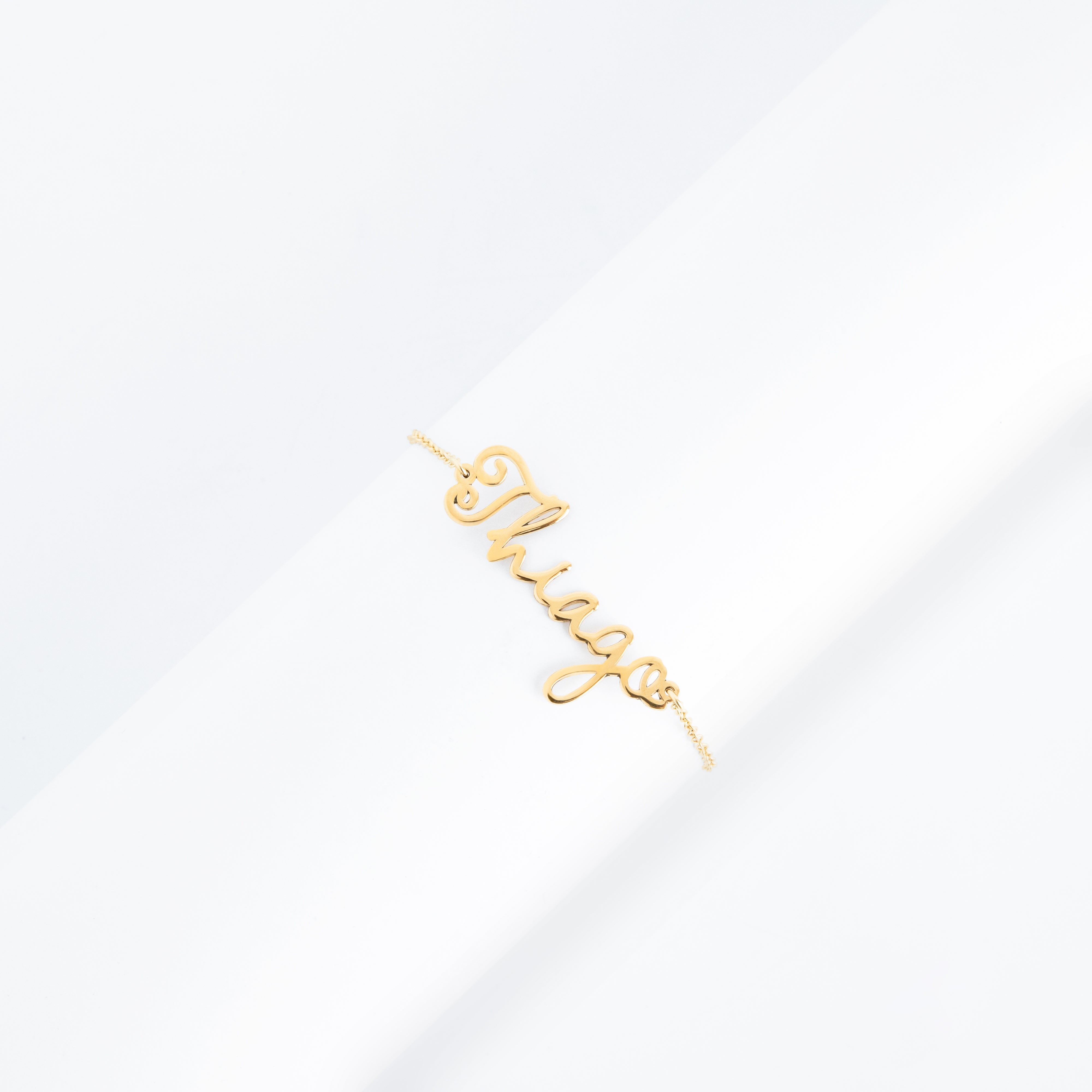 Custom Name or Word Bracelet – Dainty Personalized Jewelry in Gold, Silver, or Rose Gold- NC3