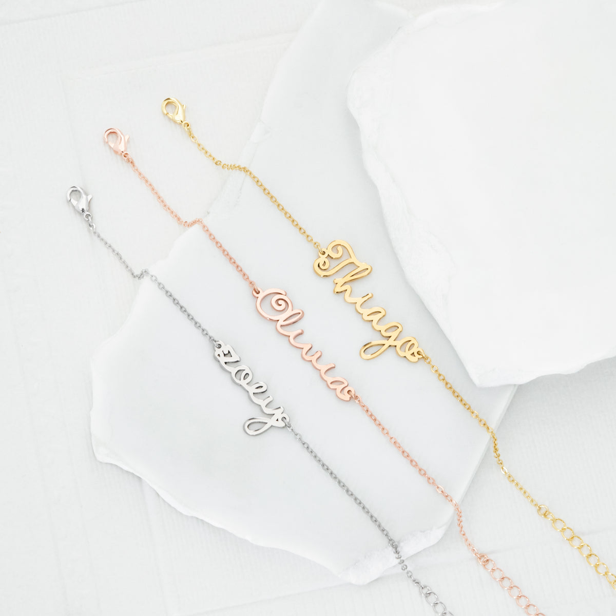 Custom Name Bracelet .925 Sterling Silver