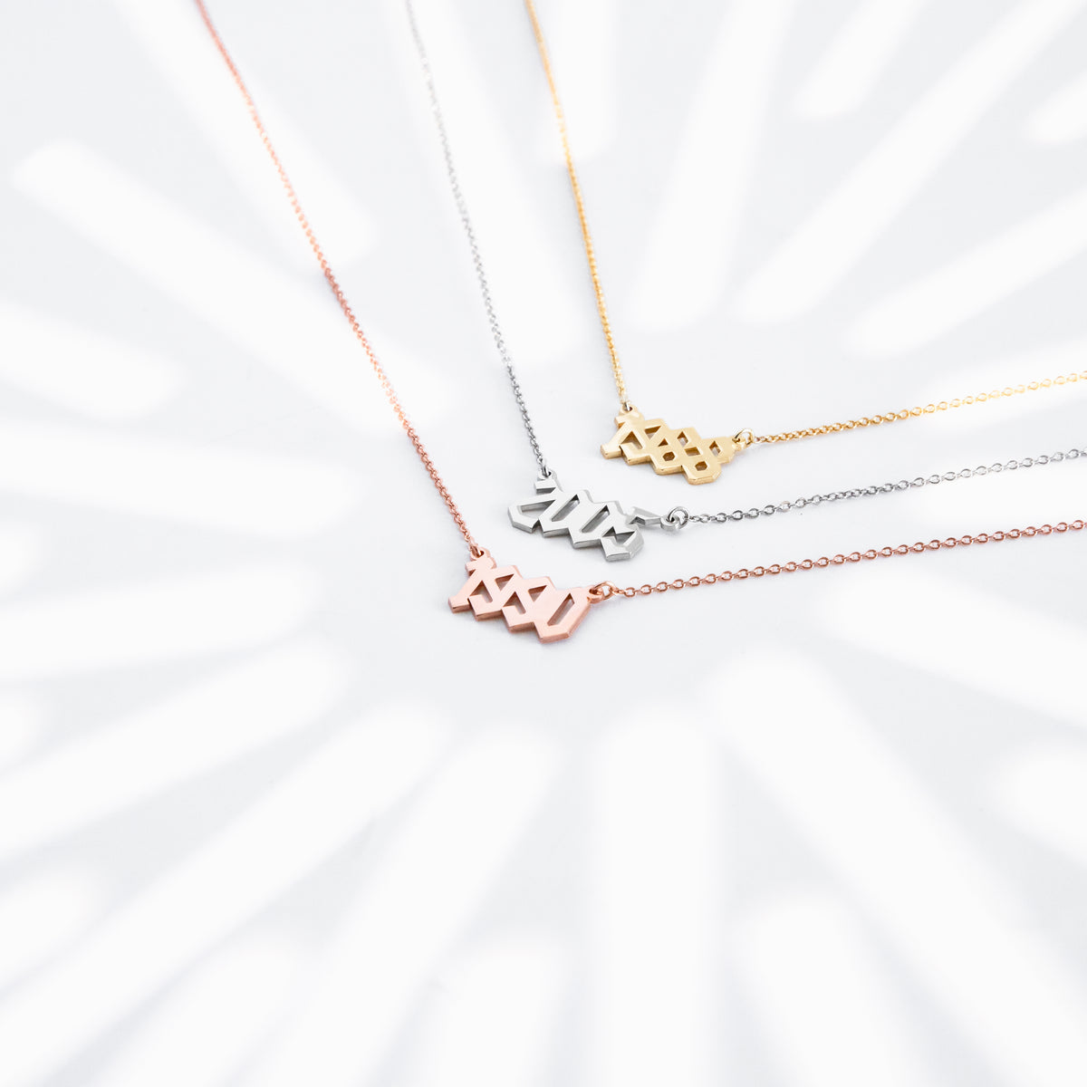 Year Necklace – Personalized 4 Digit Minimalist