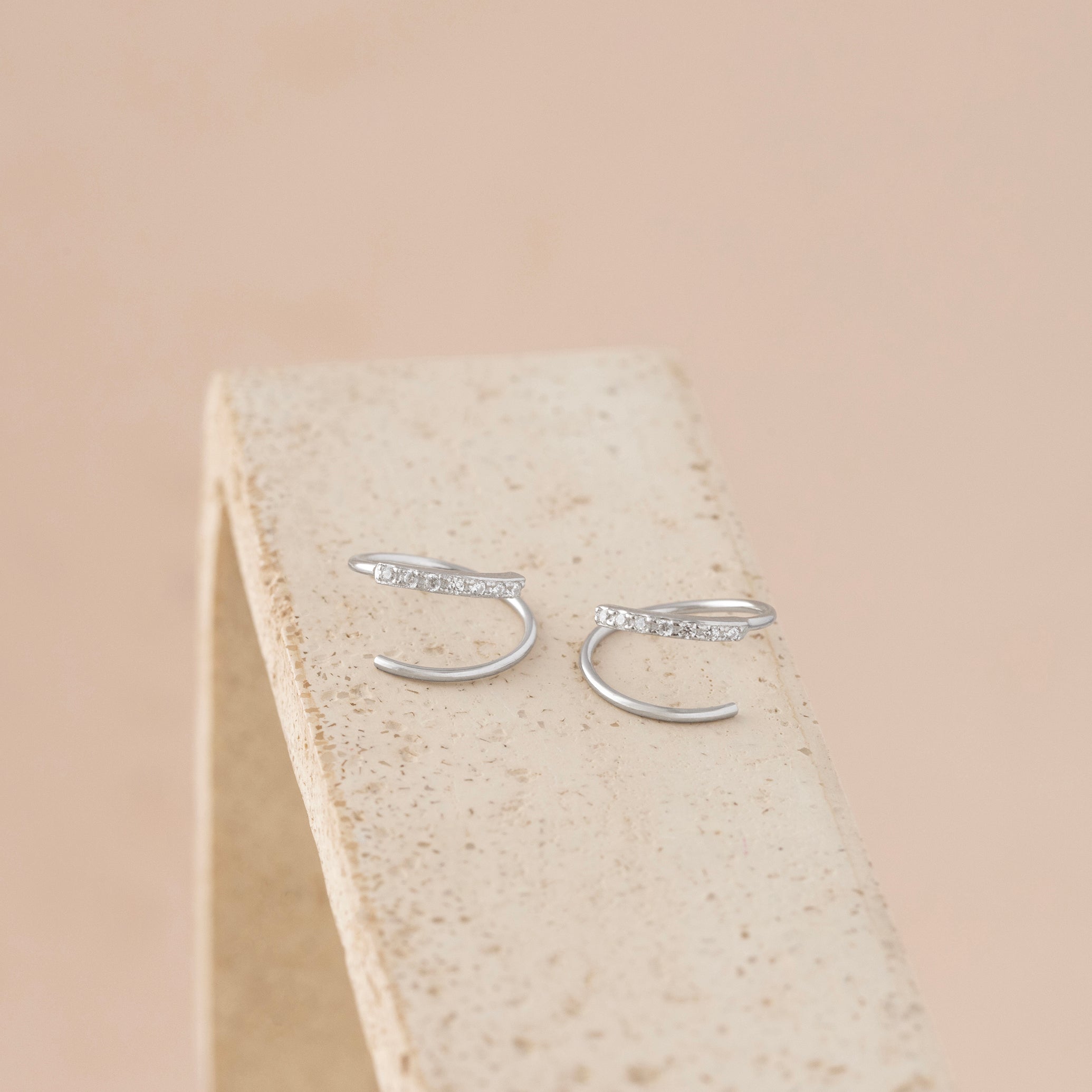 Open Huggie Hoop Earrings – Everyday Gold Hoops