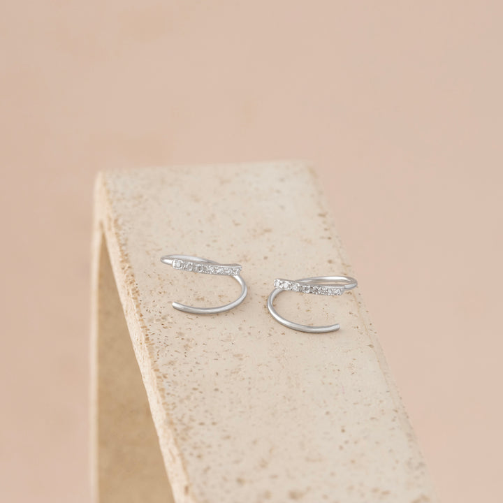 Open Huggie Hoop Earrings – Everyday Gold Hoops