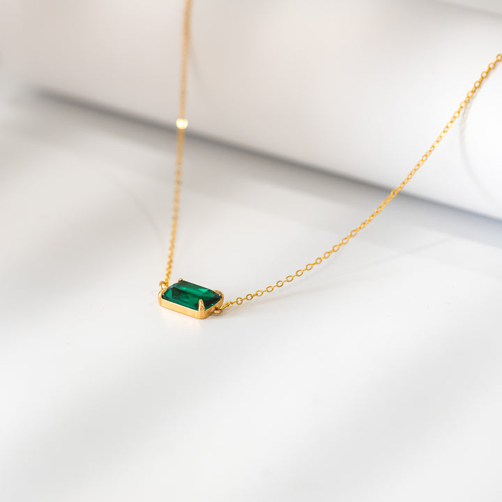 Chunky Custom Necklace with Birthstone