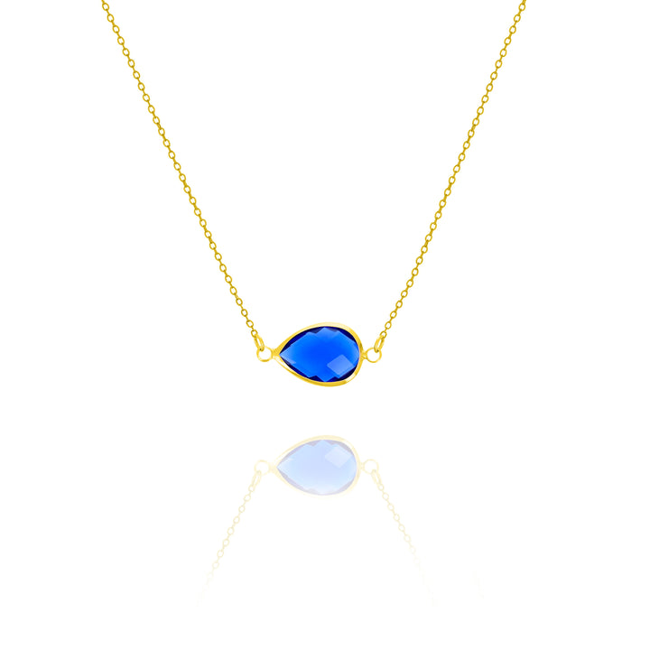 Chunky Birthstone Pendant Necklace