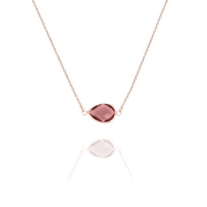 Chunky Birthstone Pendant Necklace