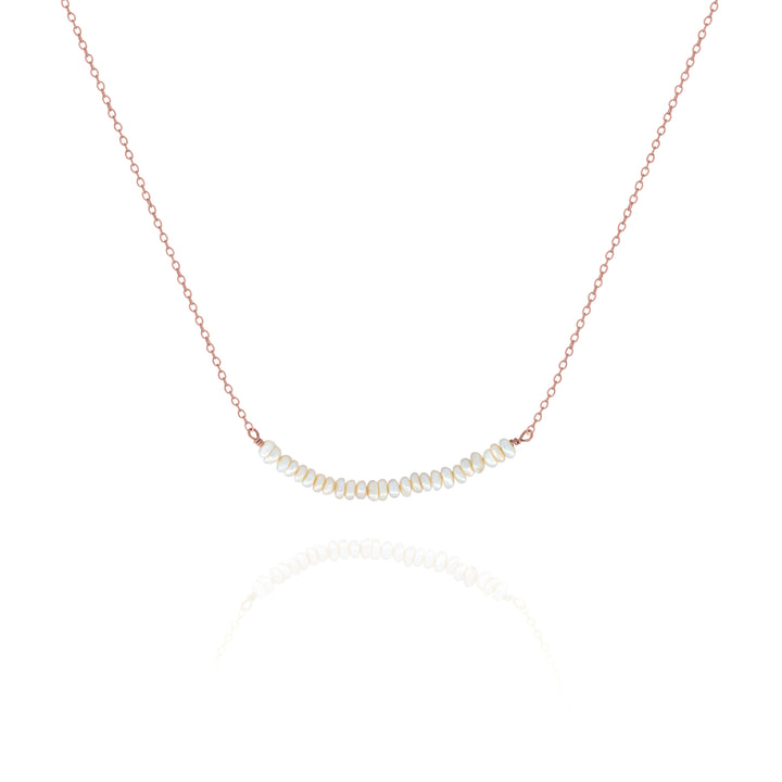 Tiny White Freshwater Pearl Necklace