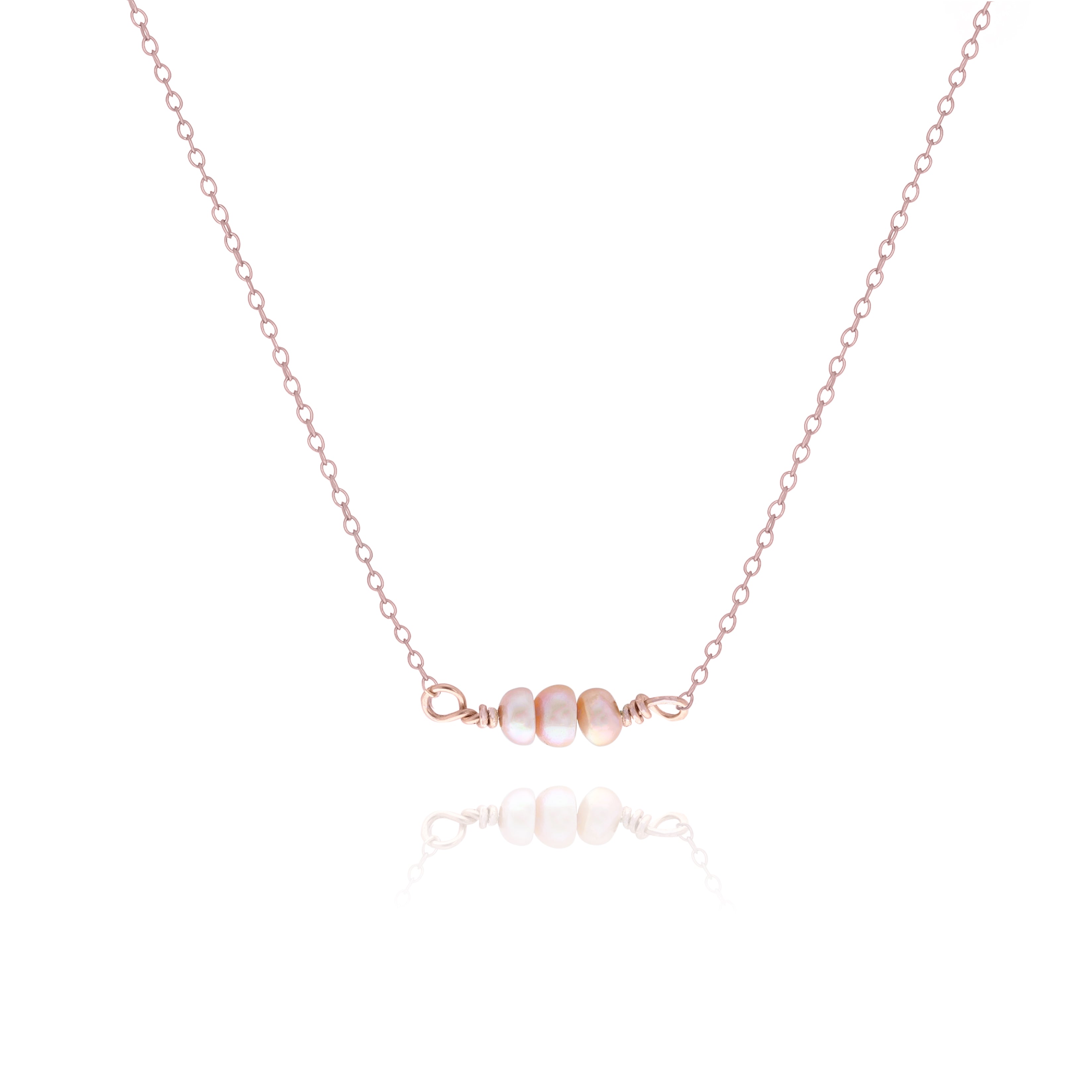 Delicate Lavender Freshwater Pearl Necklace
