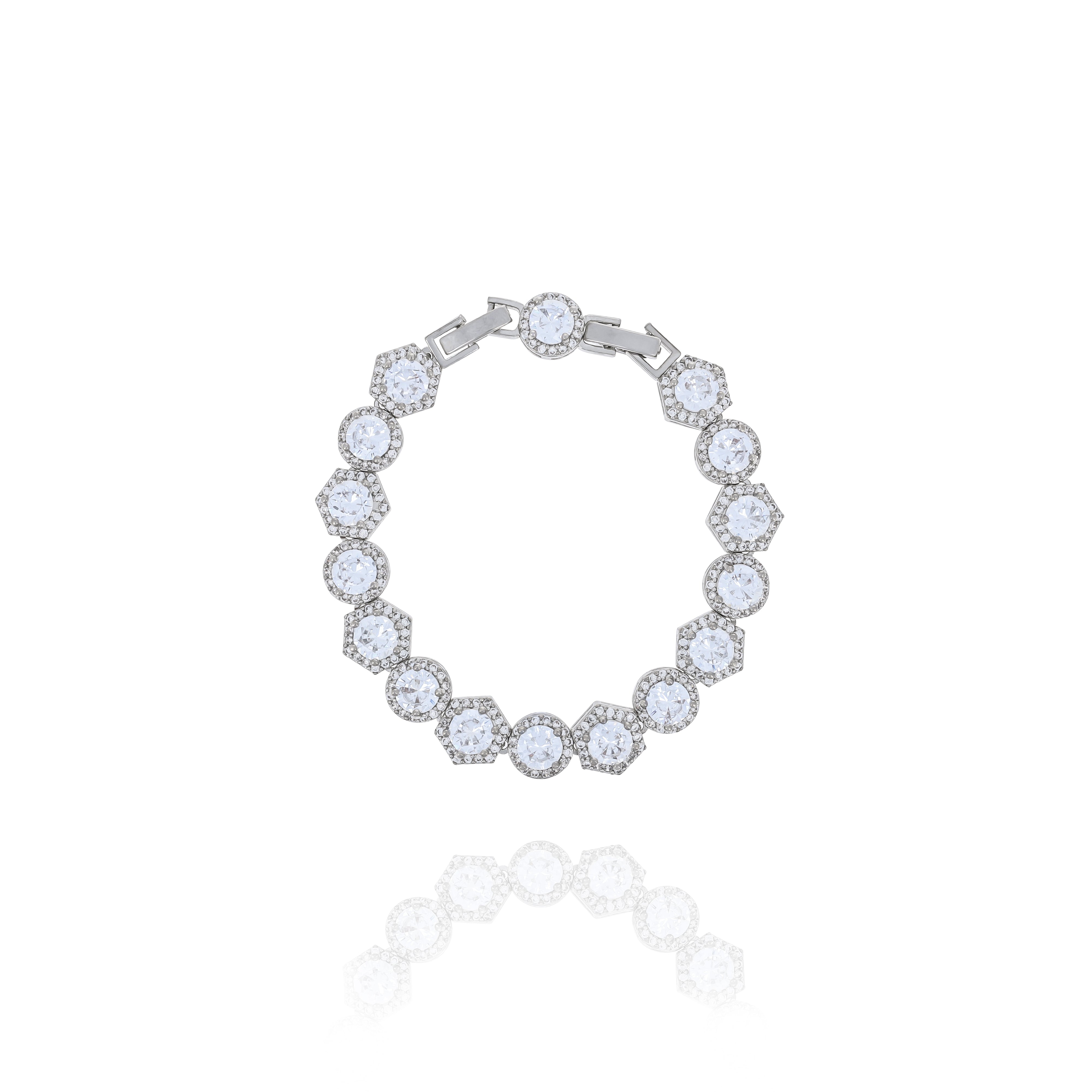 CZ Tennis Bracelet – Elegant Statement Jewelry for Brides & Special Occasions