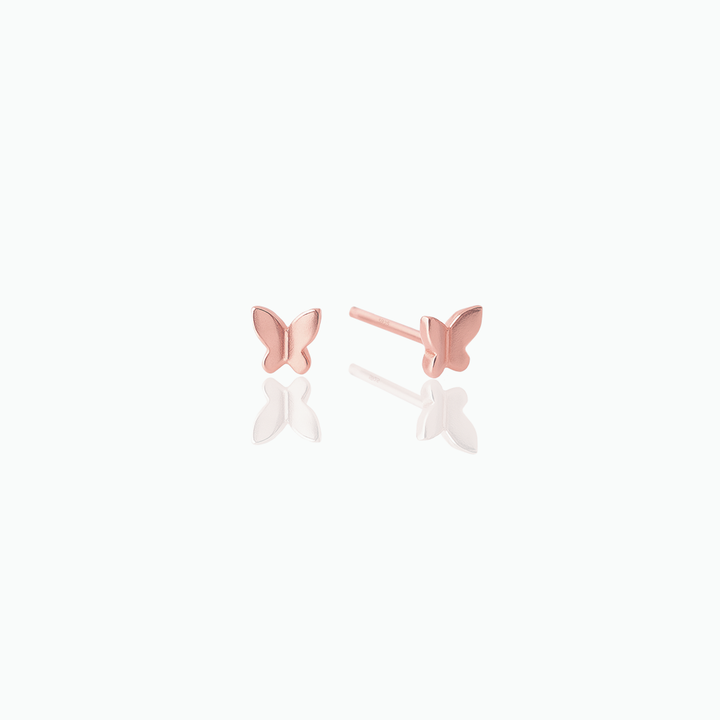 Dainty Butterfly Stud Earrings- S047