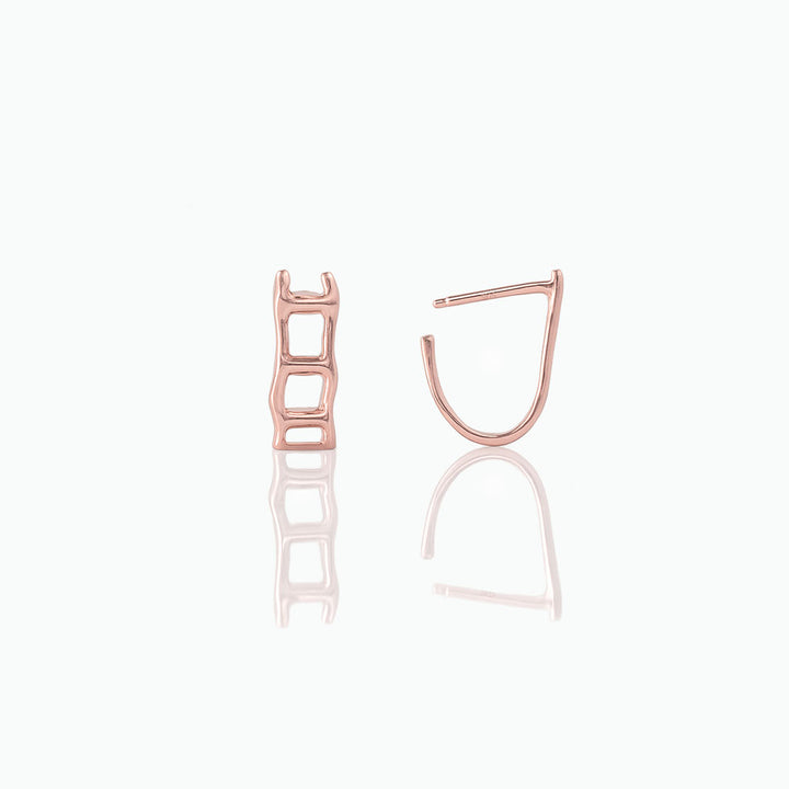 Minimalist Geometric Hoop Earrings- S016