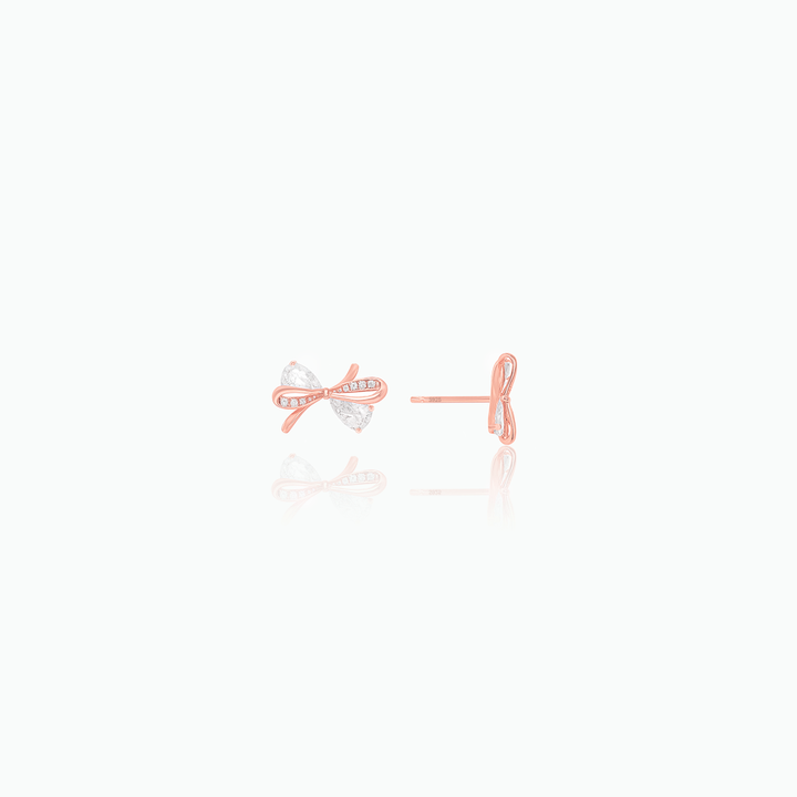 Dainty Bow Stud Earrings- S124