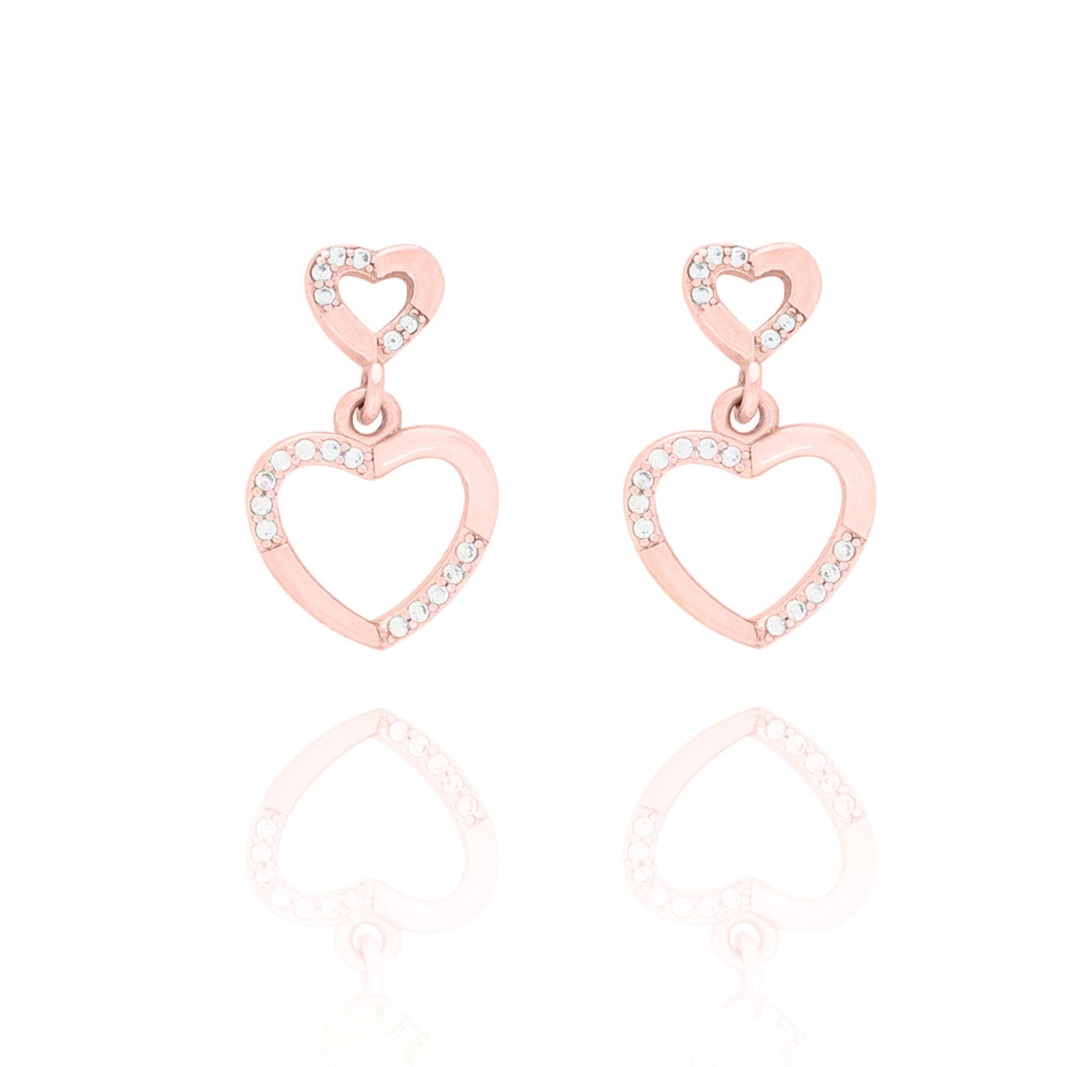 Minimalist Heart Stud Earrings- S009