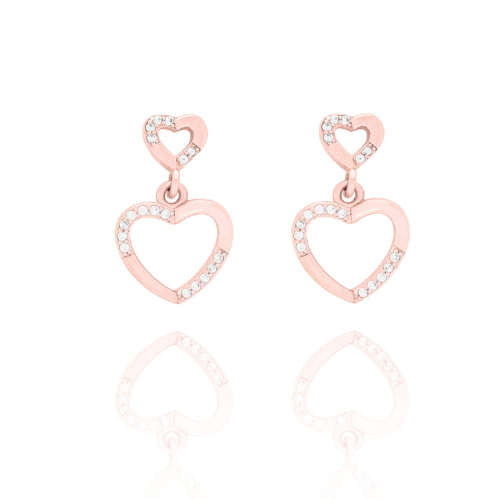 Minimalist Heart Stud Earrings- S009