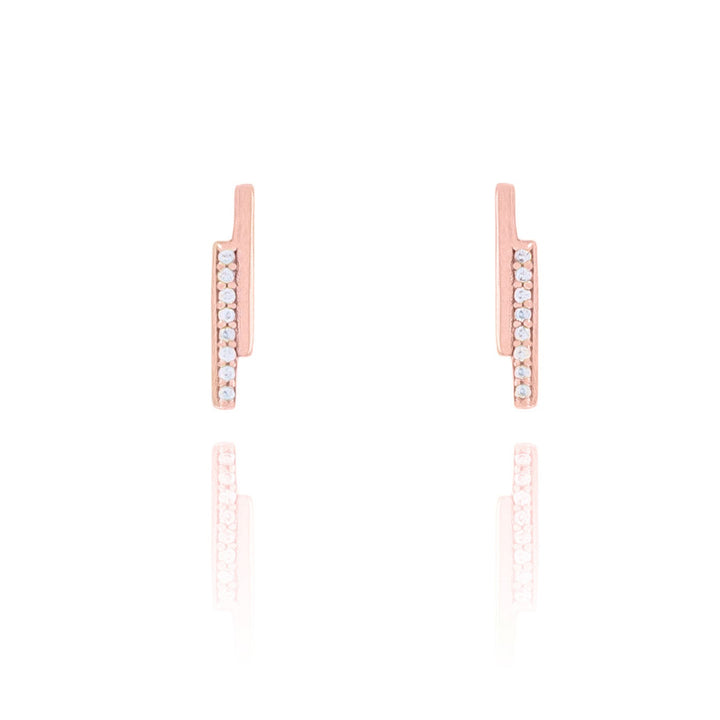 Dainty Crystal Stud Earrings- S007