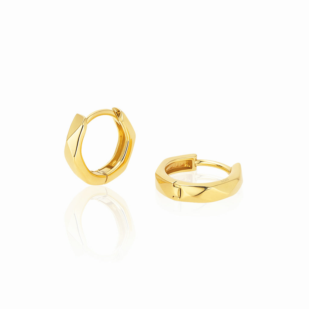 Chic Geometric huggie Earrings- S039