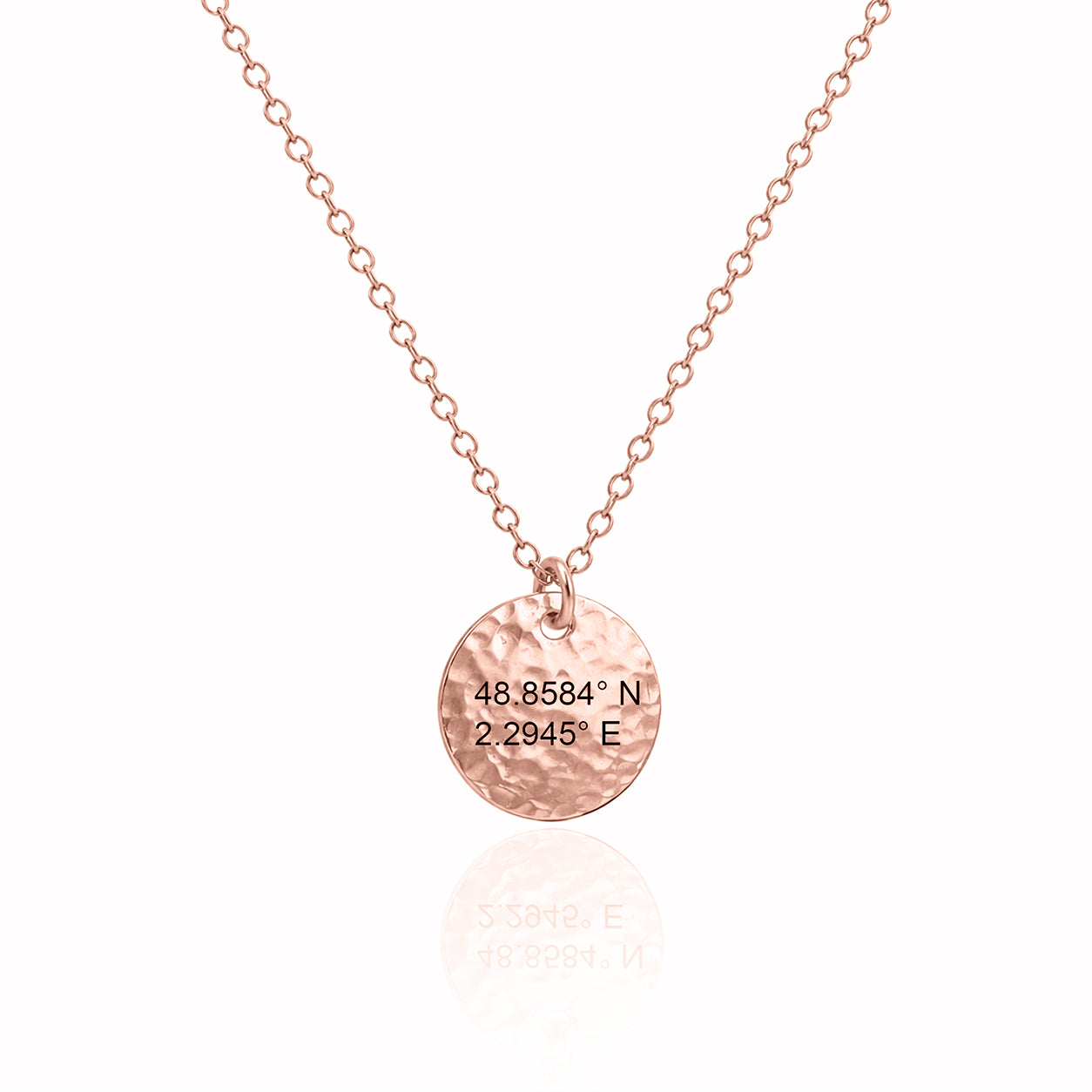 Personalized Disc Necklace – Custom Engraved Pendant