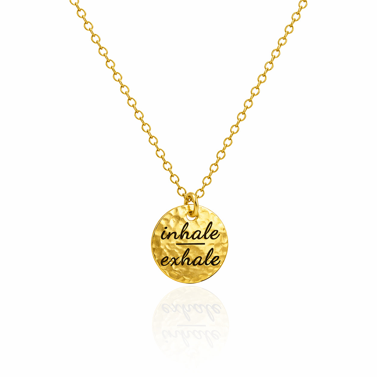 Personalized Disc Necklace – Custom Engraved Pendant