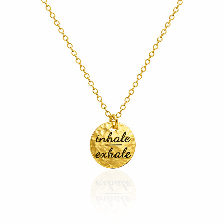 Personalized Disc Necklace – Custom Engraved Pendant