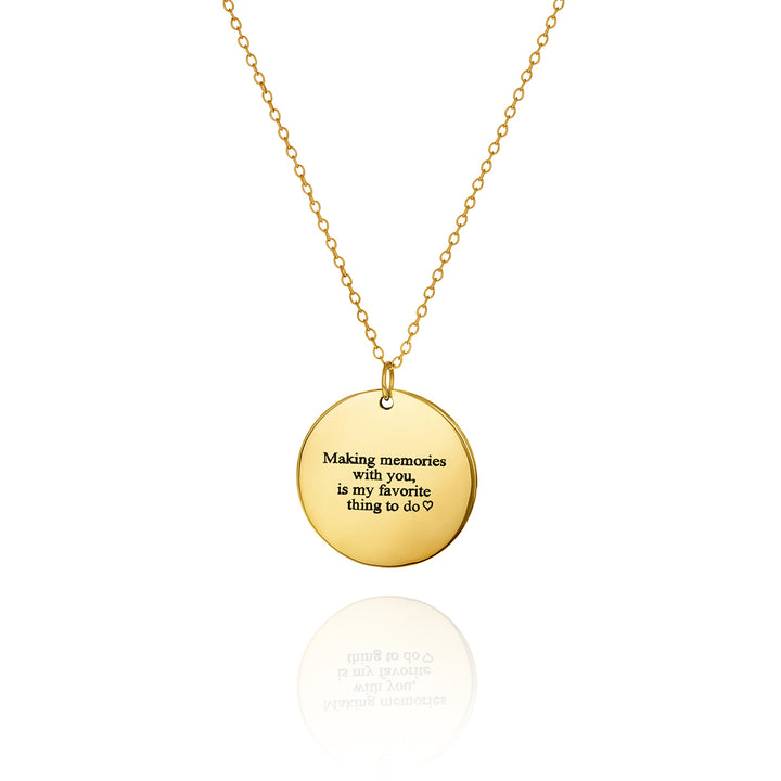 Personalized Disc Necklace