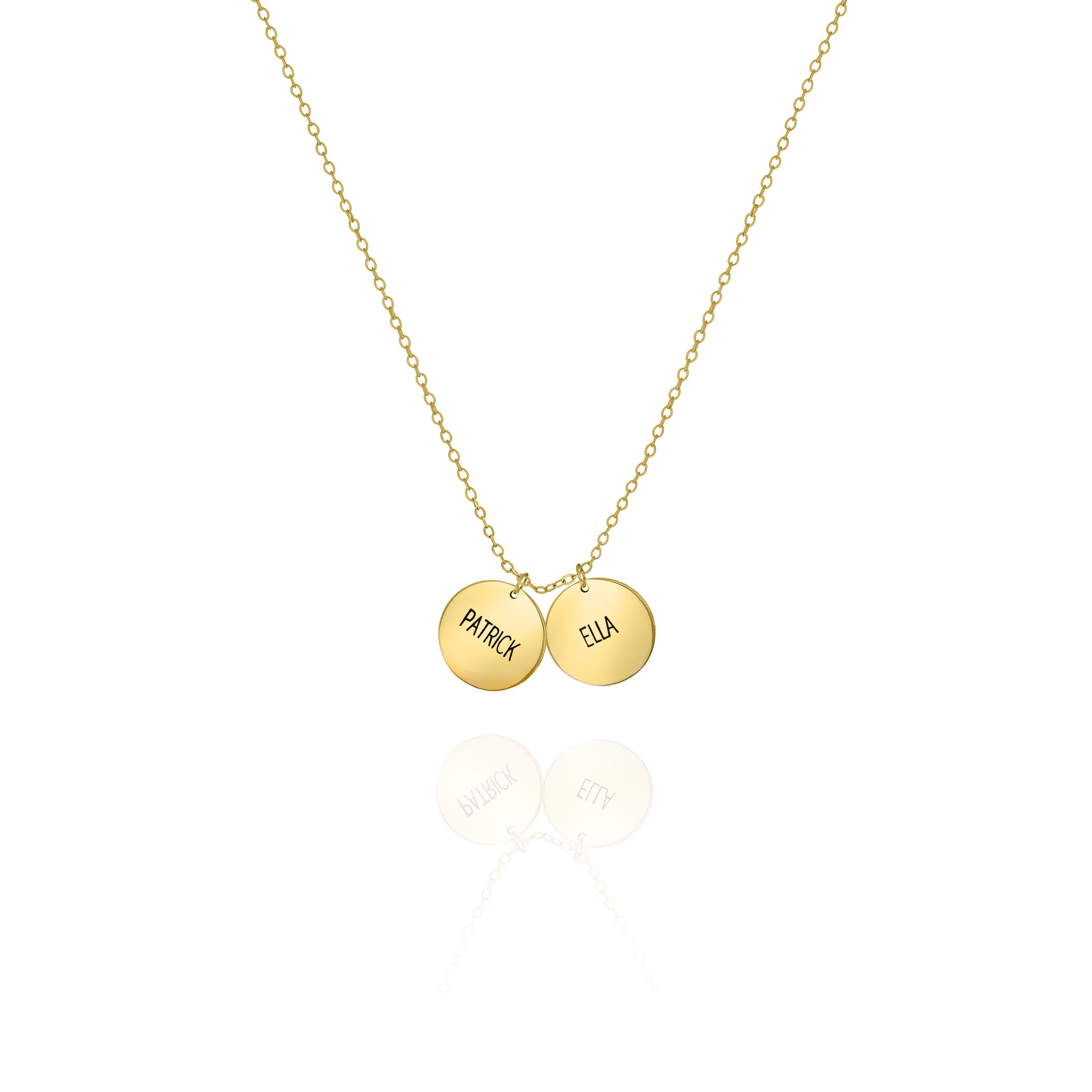 Personalized Name Disc Necklace