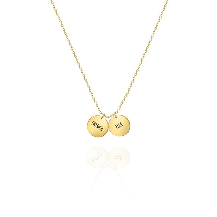 Personalized Name Disc Necklace